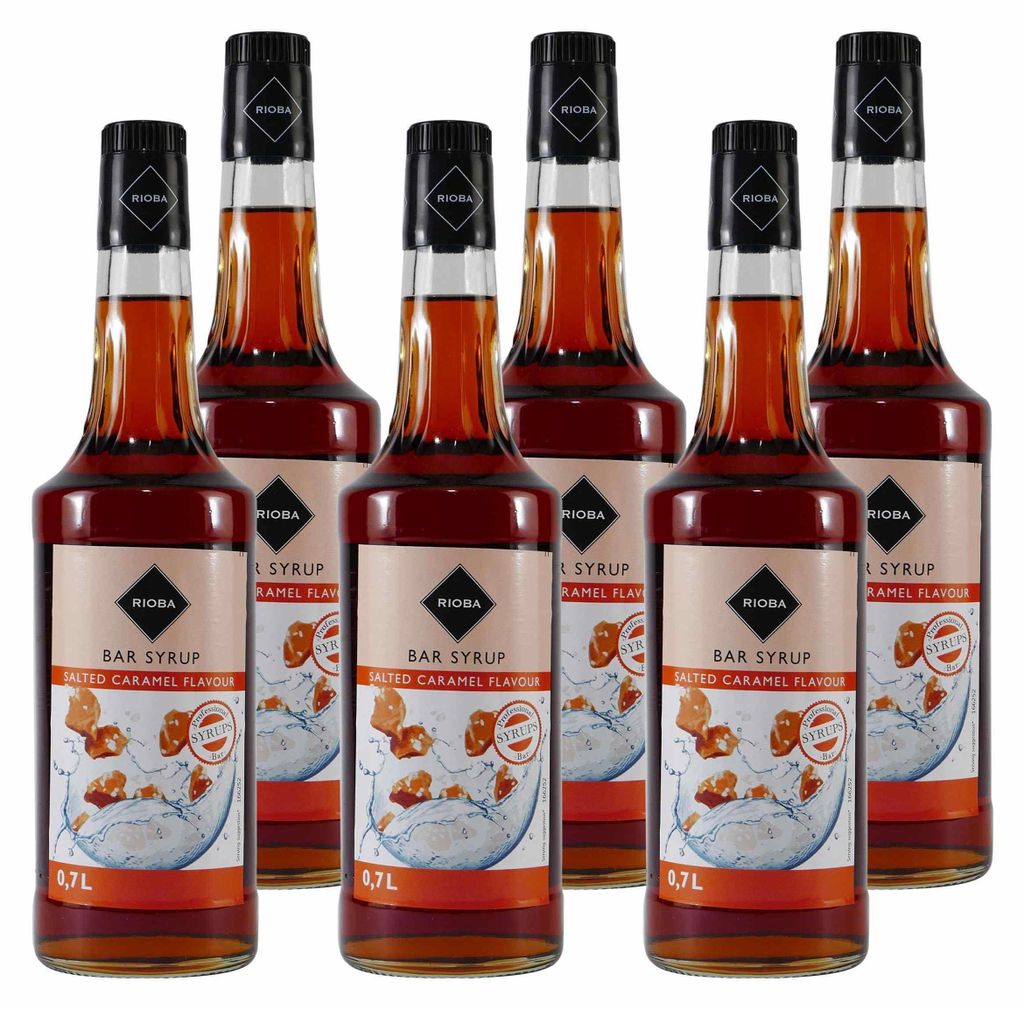 Rioba Salted Caramel Flavour Syrup (6 x 0,7L) Produktbild 