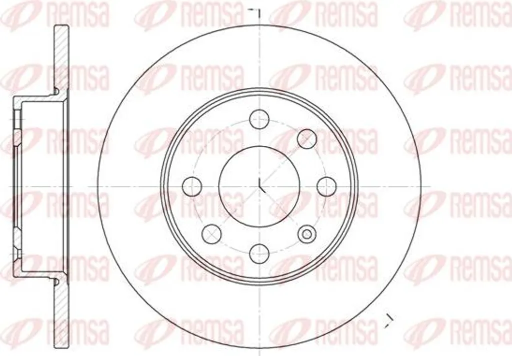 Disque de frein anti-vibration OE 569020 pour Freelander et Corsa C