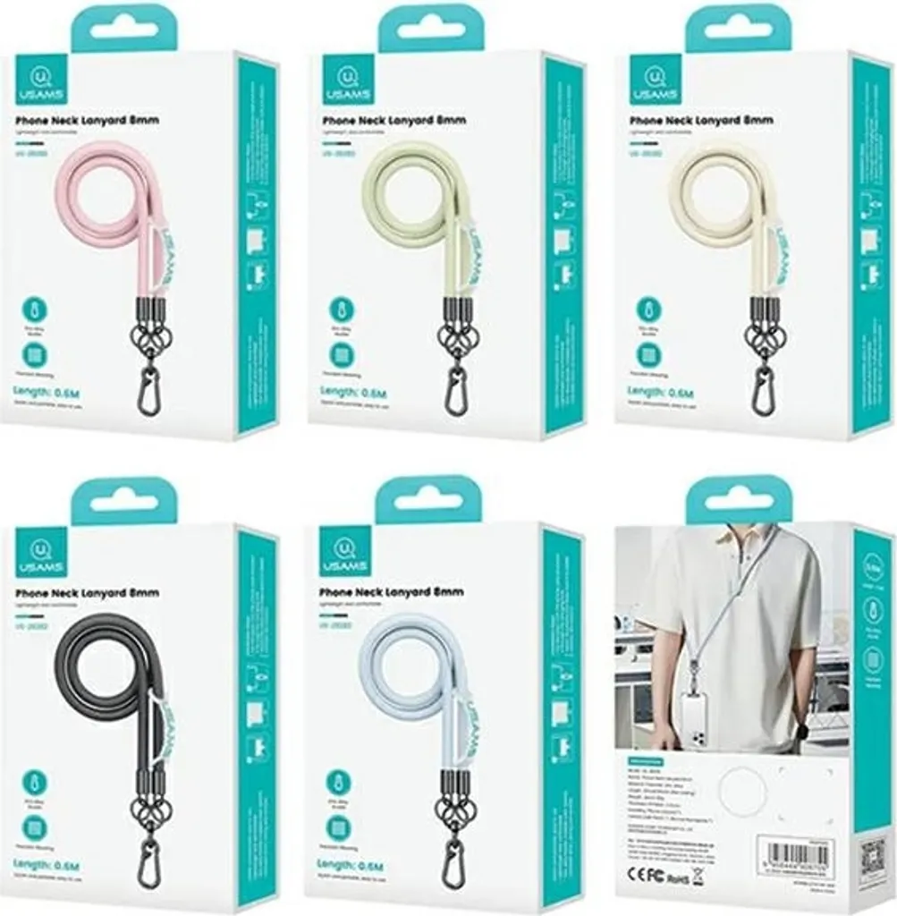 2 Pezzi Attacchi Metallici Per Cordino Cellulare Con Anelli A Molla – Senza Colla, Universali
