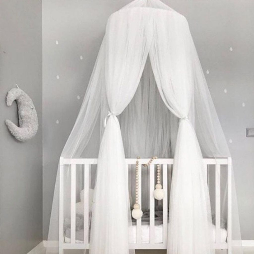Baldachin Kinderzimmer Deko Saumlänge 300cm*60 CM