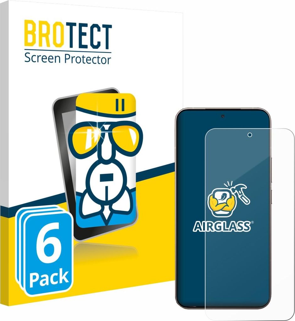 6x BROTECT Schutzglas für Xiaomi 15T Pro Schutzfolie Panzer Produktbild 