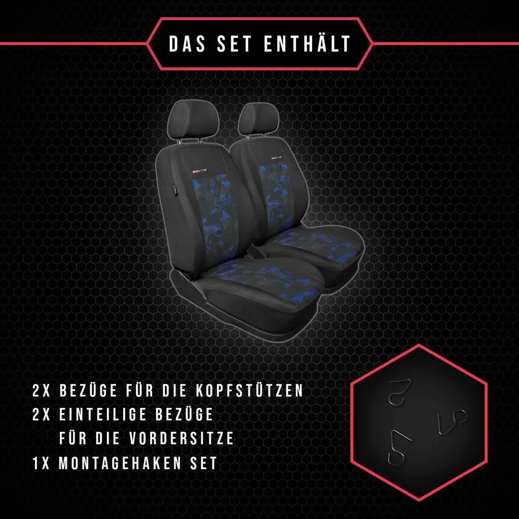 Eleganza per Kia Sorento: Coprisedili Anteriori 1+1 Design Premium - 7