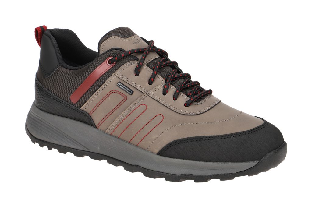 Geox TERRESTRE WPF Herrenschuhe - Sneakers - Halbschuhe grau Freizeit NEU