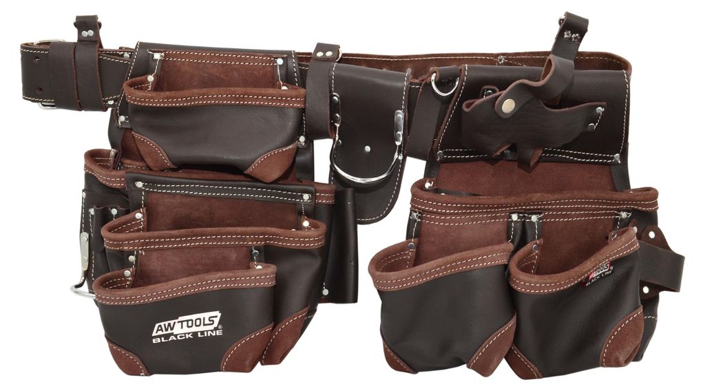 AWTOOLS : Sac à skis "PROF" avec 14 poches, couleur noire Image du produit 