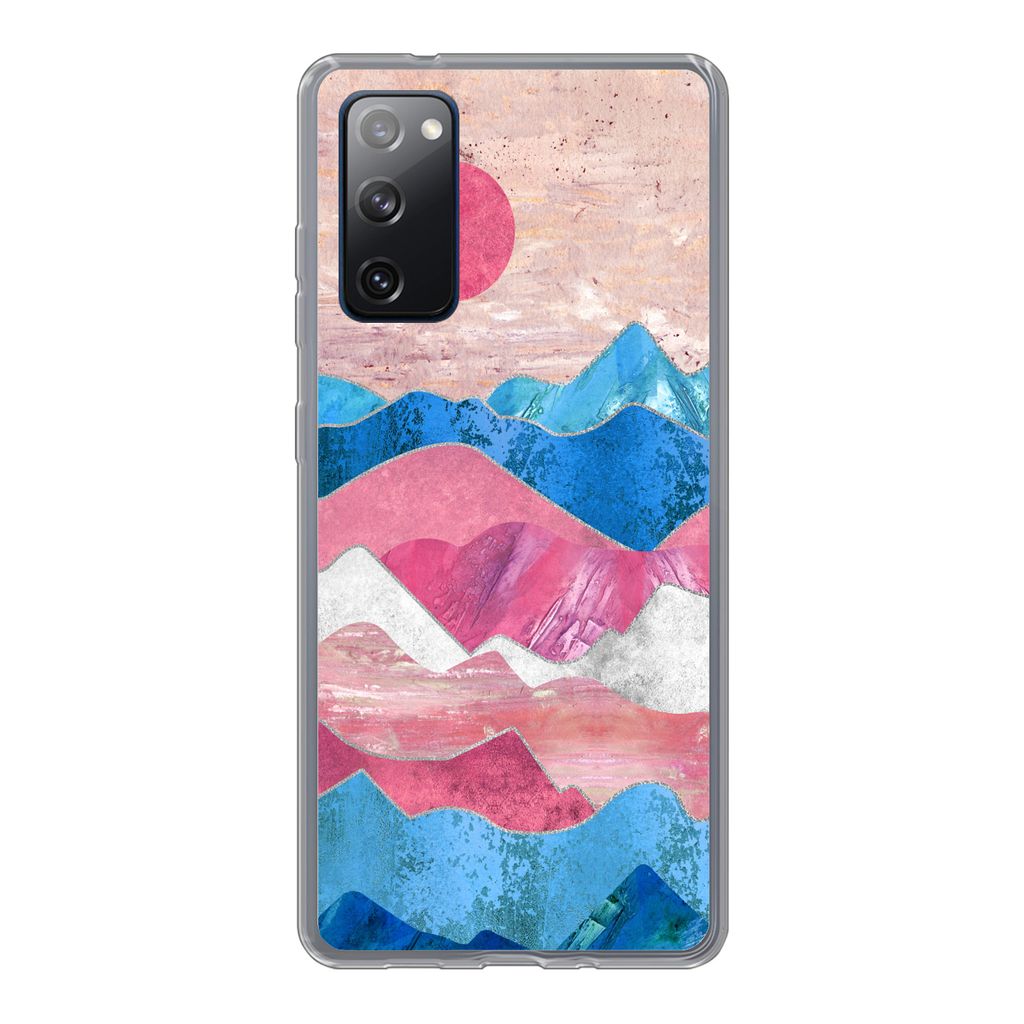 MuchoWow Handyhülle Schutzhülle Hülle für Samsung Galaxy S20 FE Stolz - Transgender - Marmor Silikon Softcase Handy Hülle - Abdeckung