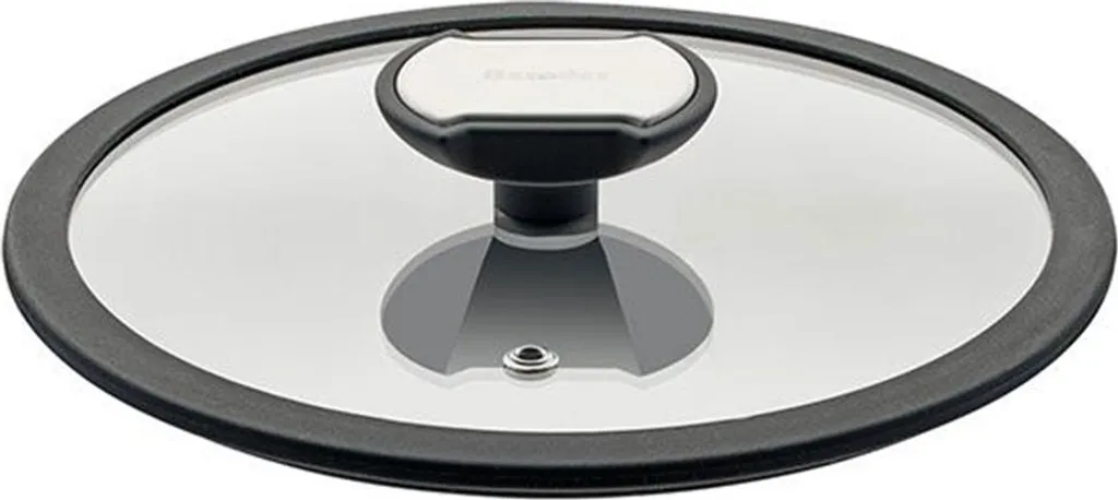 Coperchio Universale 20cm Vetro e Silicone Nero Anti-Rumore Berndes