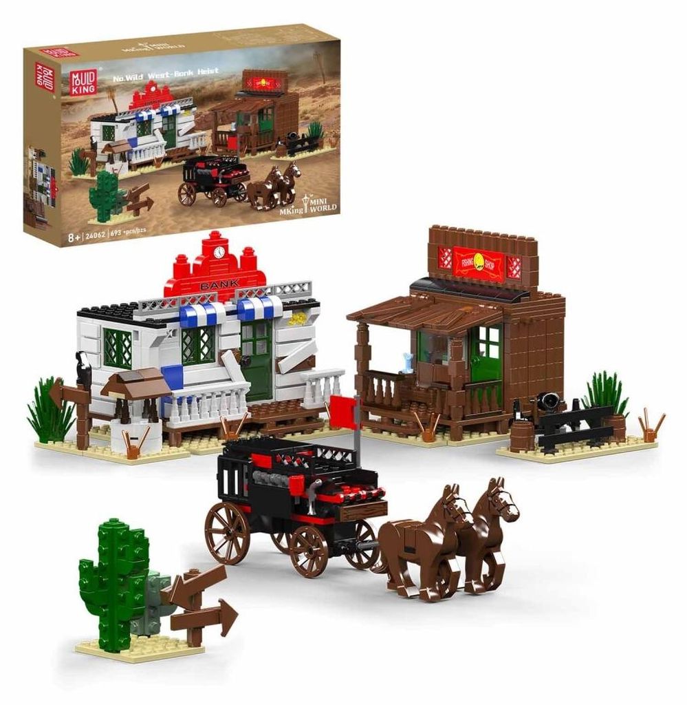 Mould King® 24062 Wild West Bank Heist Produktbild 