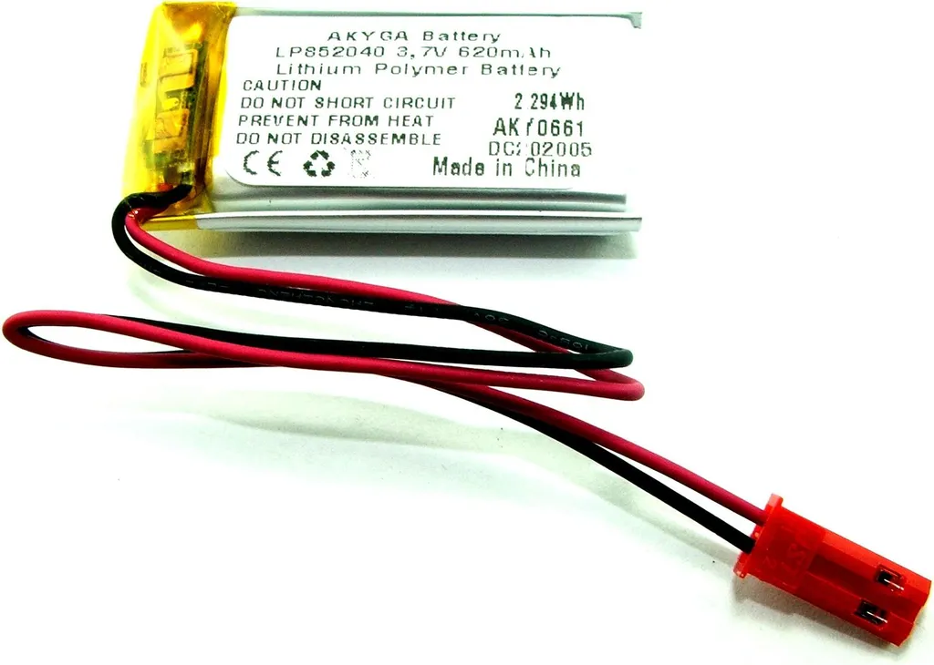Réparer votre appareil avec la Batterie 620 mAh 3,7 V JST-2 broches Li-Po
