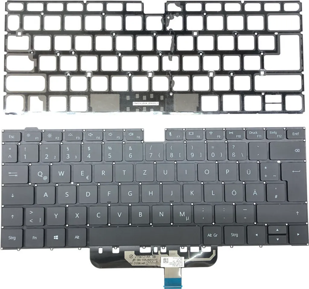 Clavier Rétroéclairé AZERTY Noir sans Cadre Huawei Magicbook Pro HBL-W29