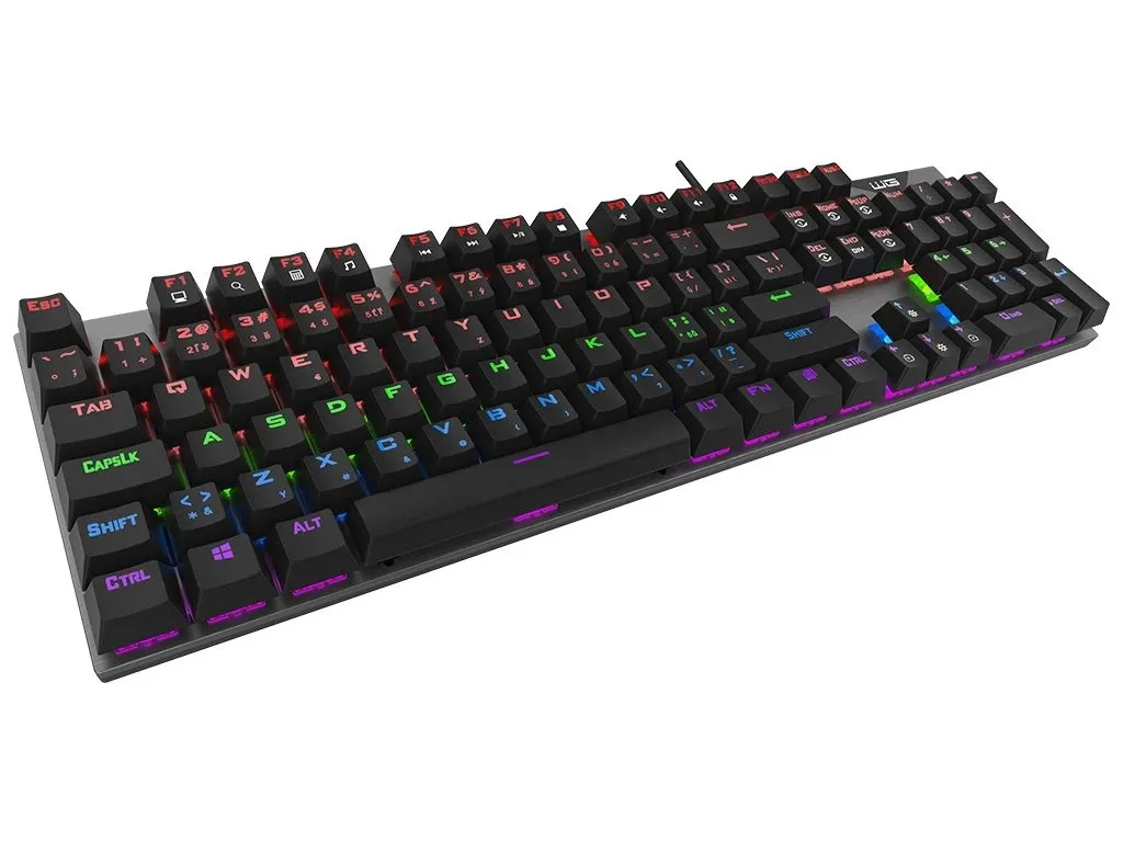 Clavier mécanique de jeu filaire noir pour eSport et streaming - Titan X