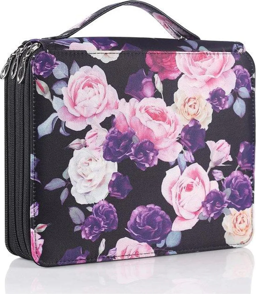 Organisateur 120 emplacements violet pour loisirs créatifs et dessin