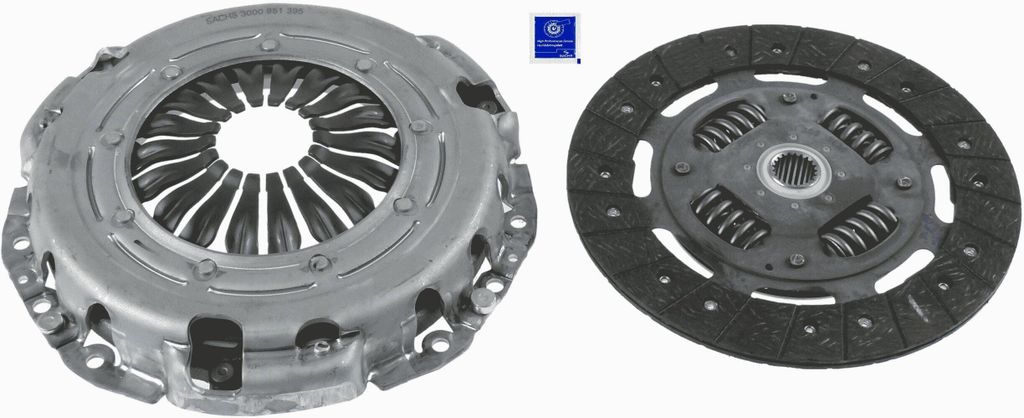 SACHS 3000 951 395 Kupplungssatz OE 93161269 kompatibel mit Trafic, Vivaro, Primastar