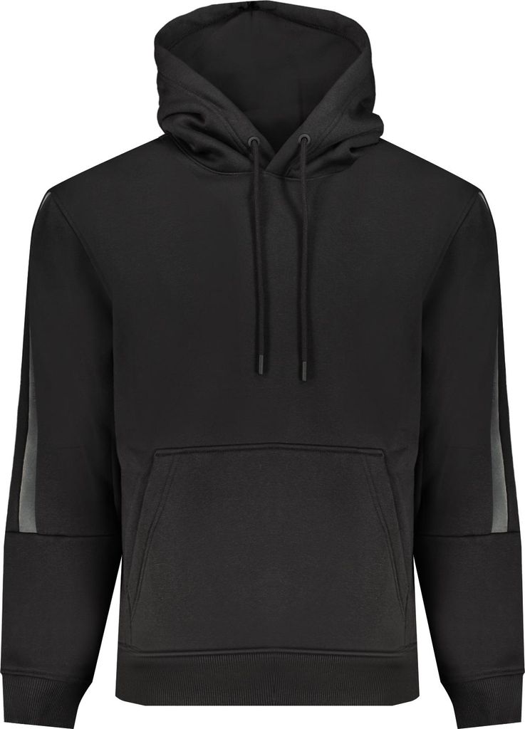 Herren Kapuzensweatshirt Schwarz: Gefüttert, Langlebig & Nachhaltig