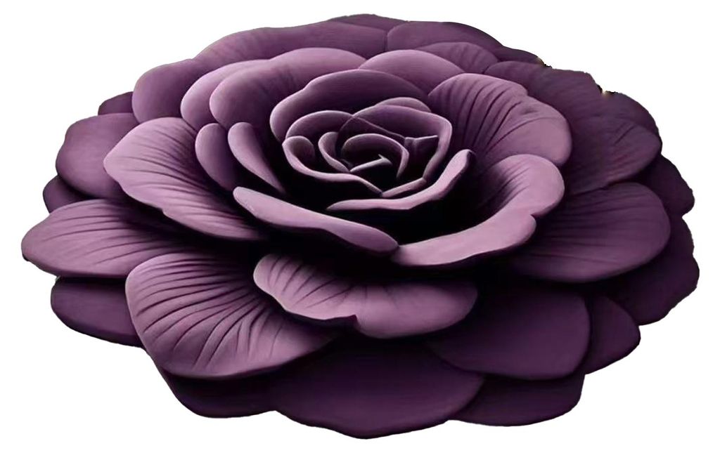 Fußmatte mit 3D-Blumenmuster, rutschfeste Unterseite, Türvorleger für Wohnzimmer, Schlafzimmer, Badezimmer, Küche, saugfähig