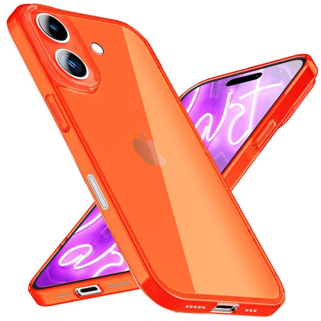 NALIA Neon Silikonhülle für iPhone 16 – Knallige Produktbild 