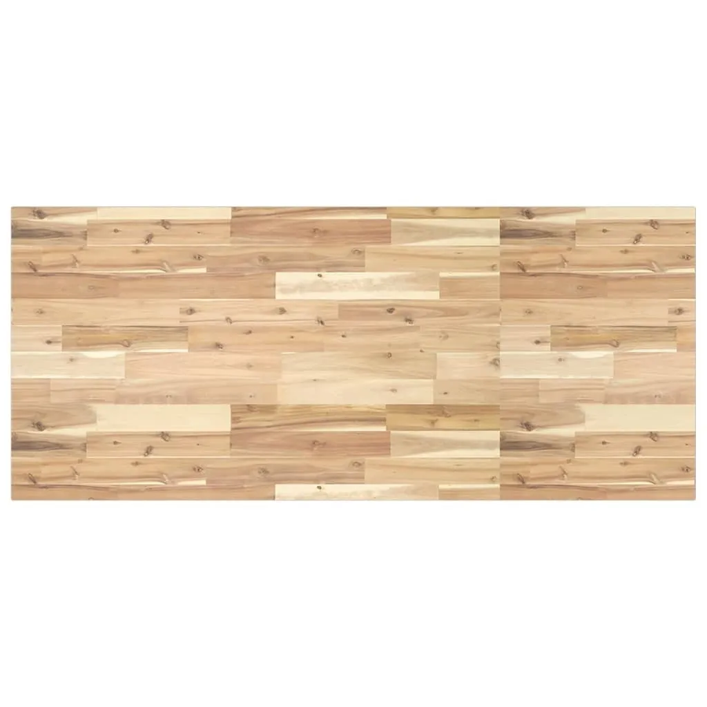 Offerta Piano Tavolo Acacia 120x60x2 cm | Legno Massiccio Alta Qualità