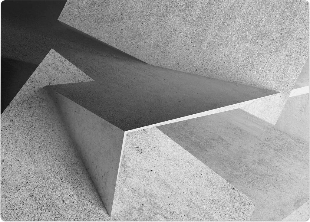 Geometrische Strukturen – Bodenschutzmatte – Rutschfest – Schutzmatte für Büro – Vinylmatte – Stuhlunterlage – 140 x 100 cm