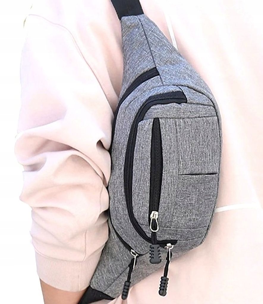 Marsupio da uomo e donna, alla moda, impermeabile, a