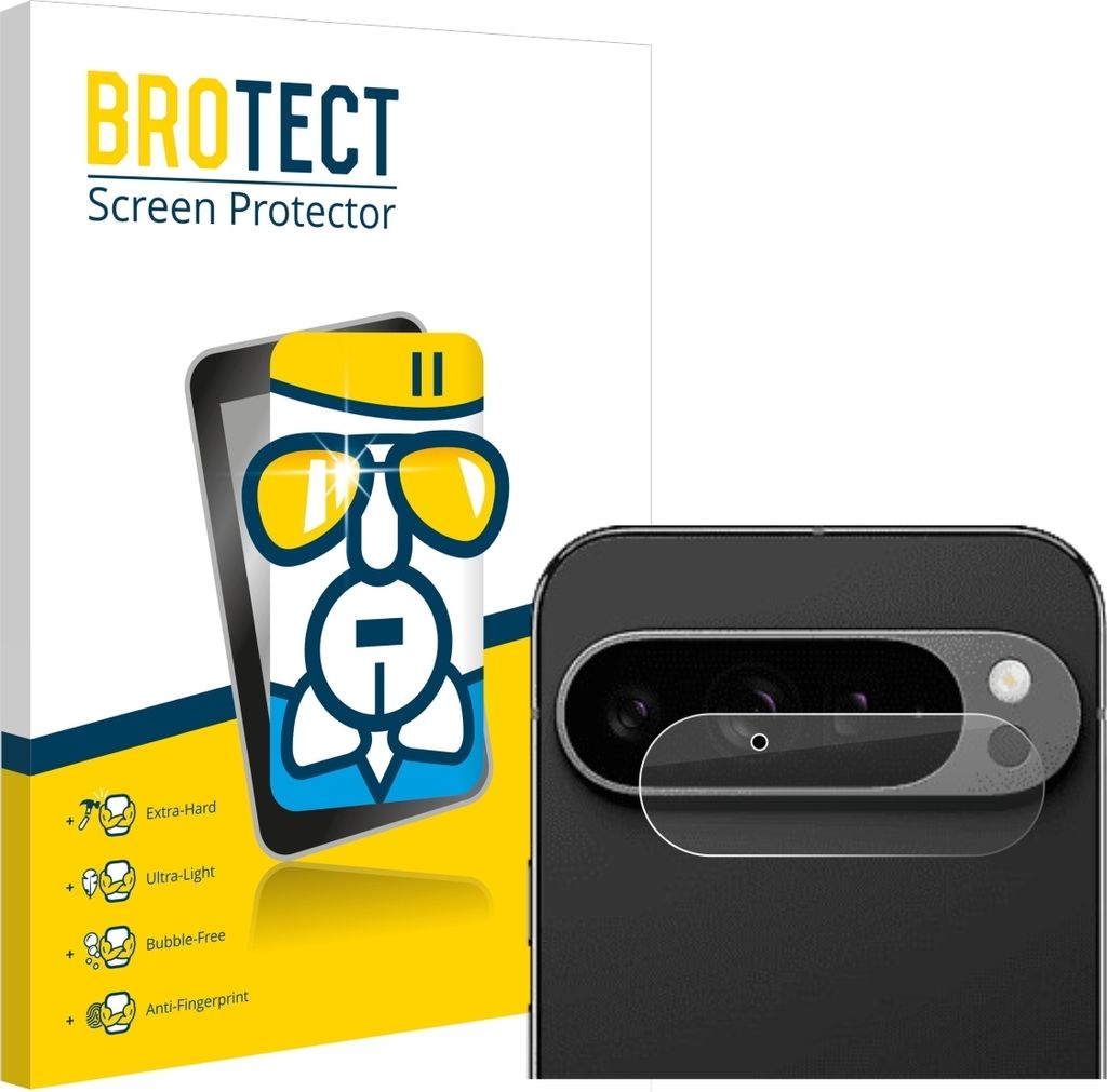 BROTECT Schutzglas für Google Pixel 9 Pro XL (NUR Kameraschutz) Schutzfolie Panzer Folie Glas Display Schutz klar