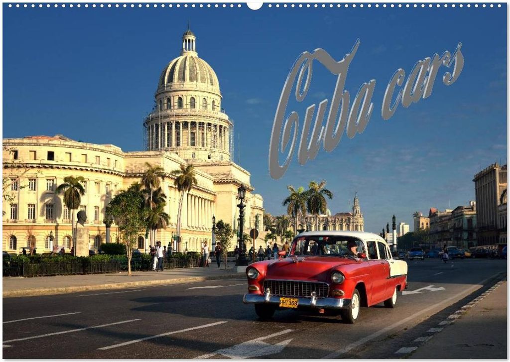 Cuba Cars (Wandkalender 2026 DIN A2 quer), CALVENDO Monatskalender