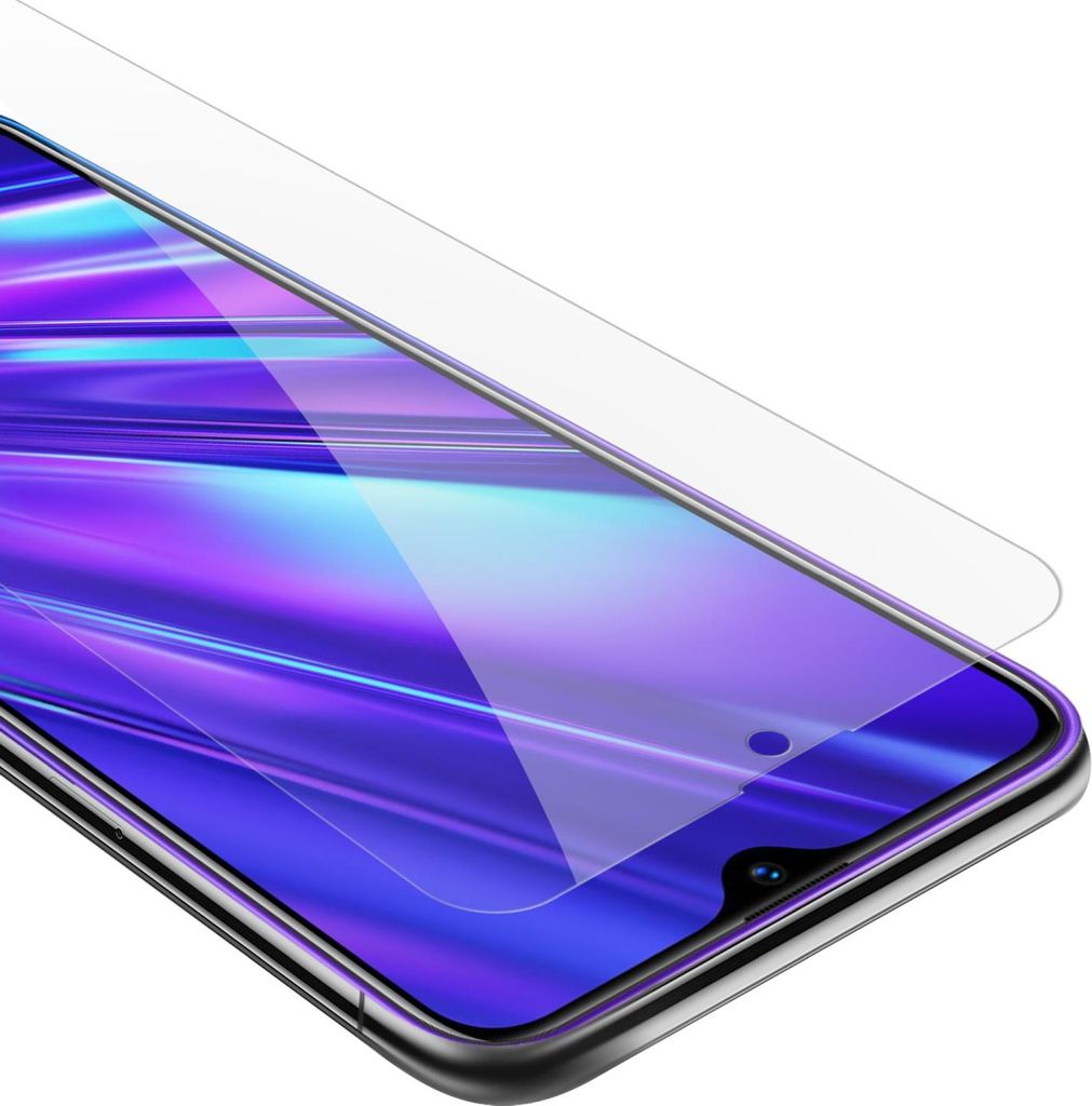 Cadorabo Panzer Folie für Realme 5 PRO / Realme Q Schutzfolie in Transparent Gehärtetes Tempered Display-Schutzglas