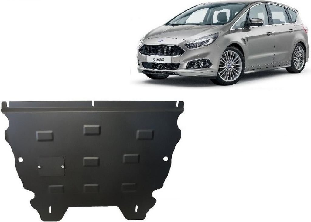 Stahl Unterfahrschutz für Motor Ford S-Max ab 2015