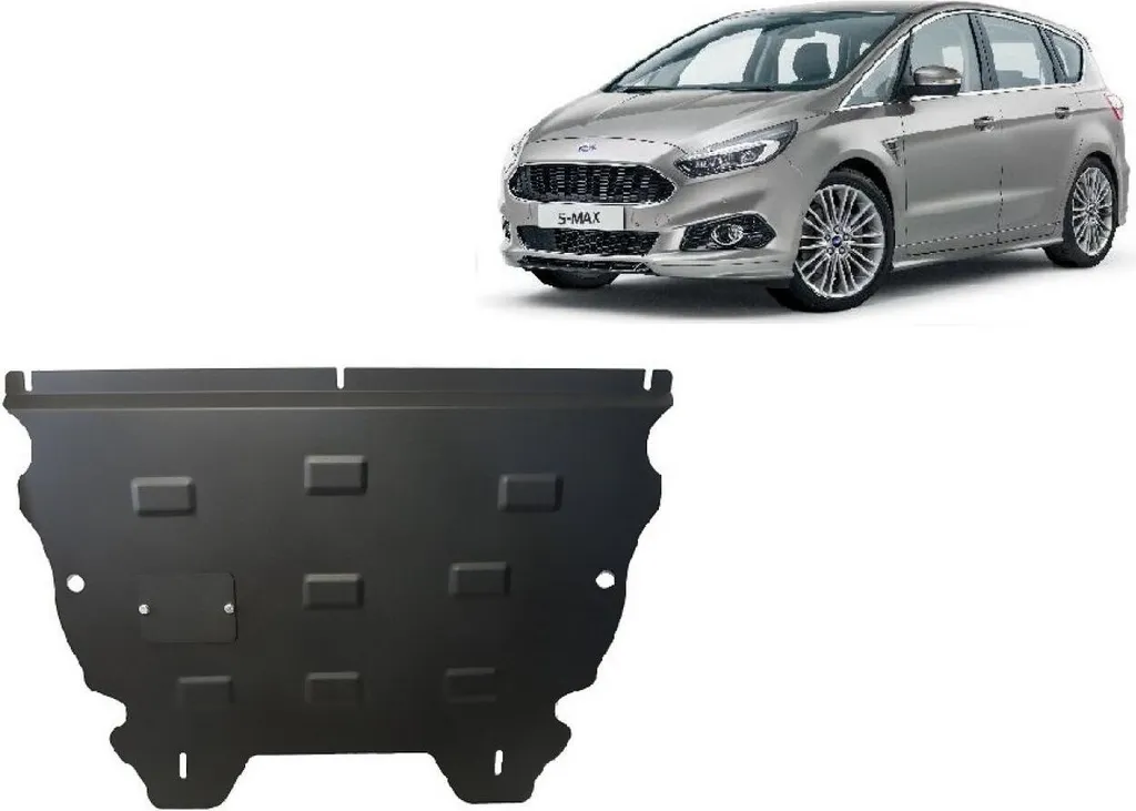 Cache sous moteur Ford S-Max 2015+ plaque de protection carter acier