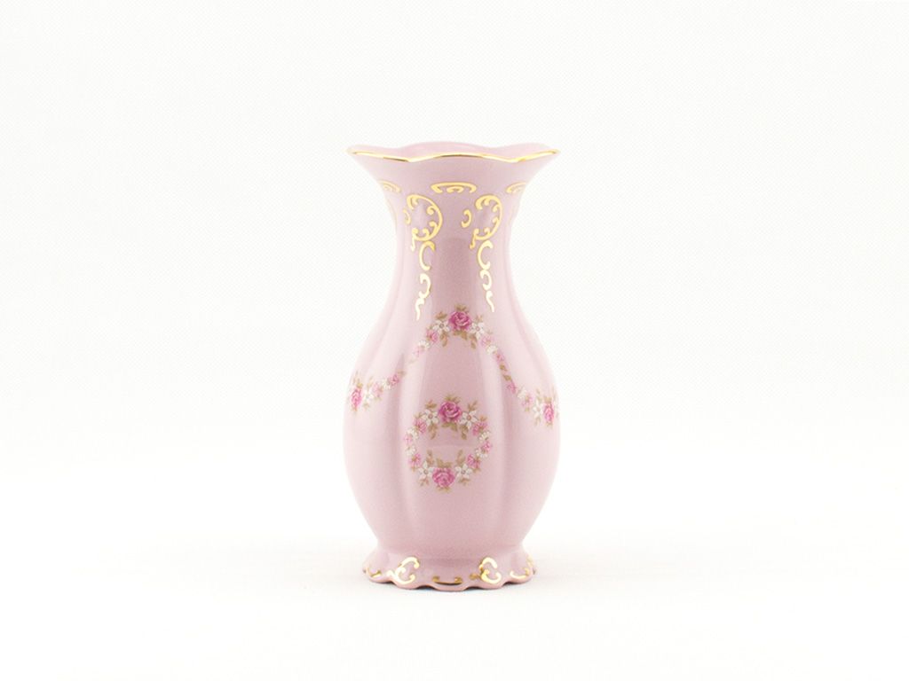 Leander Diana, wazon 17 cm, różowa porcelana Zdjęcie produktu 