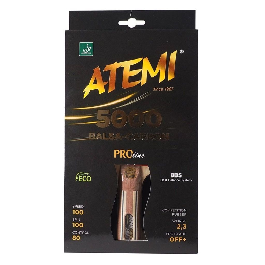 New Atemi 5000 Pro concave ping pong racket Image du produit 