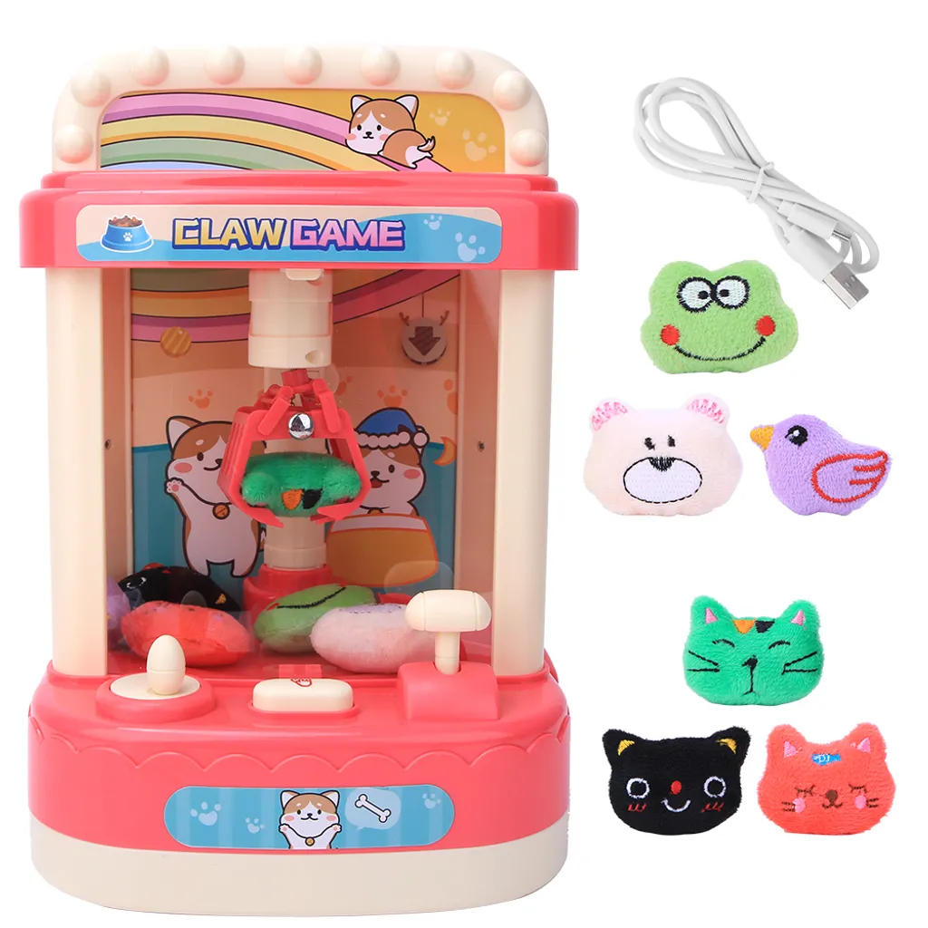 Machine Grabber Doll Anti-Frustration avec Pince Puissante et Lumières