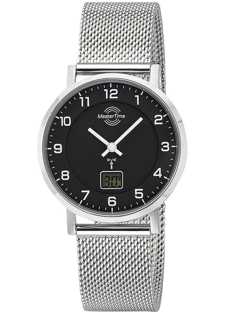 Orologio radiocontrollato Master Time MTLS-10738-22M da donna con bracciale milanese