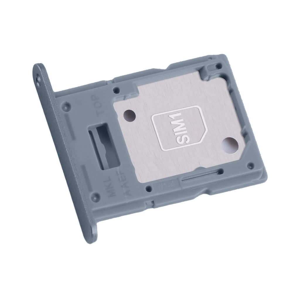 Samsung, SIM-Kartenhalter für Samsung A15 Dual Nano Sim + Micro-SD, Blau