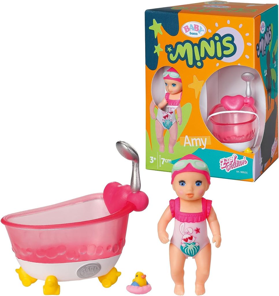 Minis - Playset Badewanne mit Amy Produktbild 2
