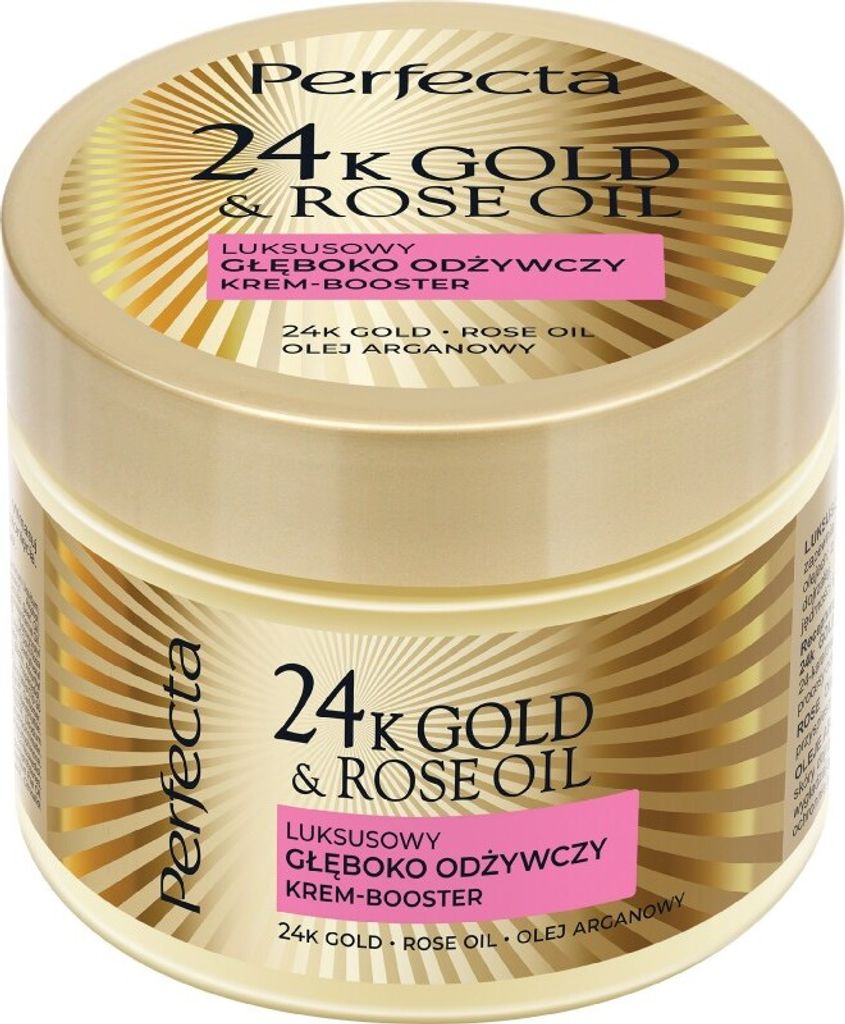 24K Gold & Rose Oil Luxury Deep Nourishing Cream Booster