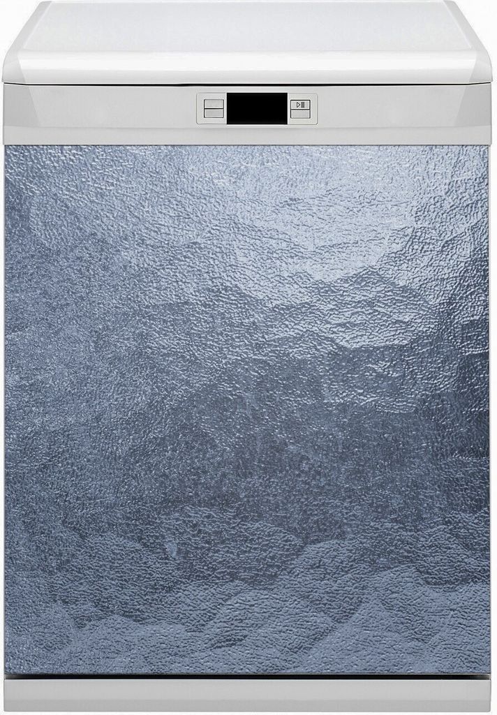Magnet für Spülmaschine Abwaschbar 60x80 cm Magnet für Spülmaschine Magnetmatte Nachbildung - Silber Abstract