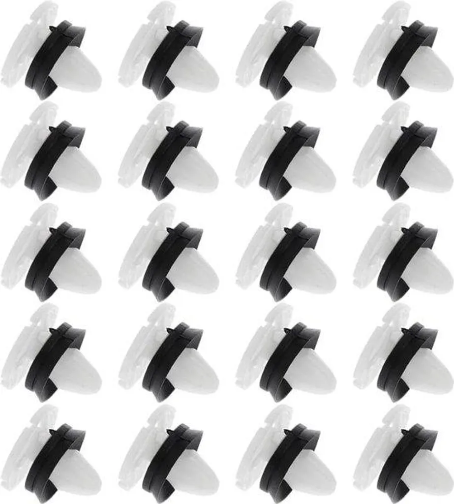 Attaches en nylon haute résistance pour habillage intérieur auto, 20 clips