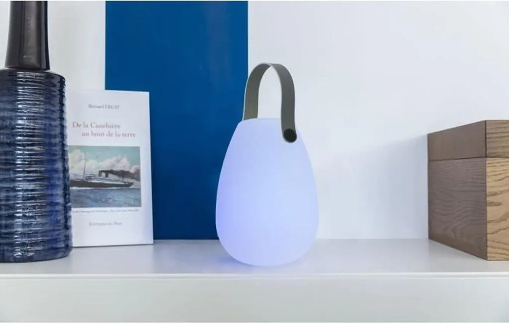 Lampe nomade LED blanc chaud et multicolore LAURY H28cm dimmable - 4