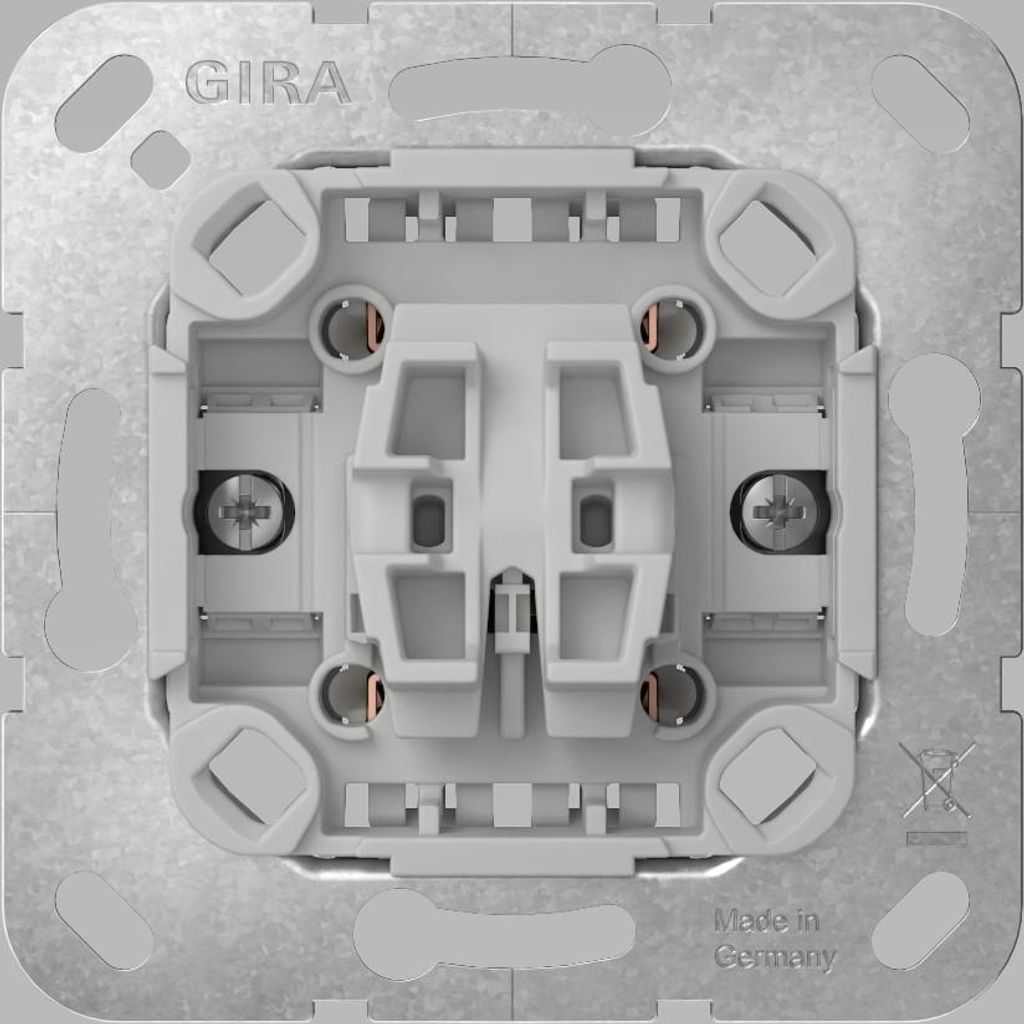 Gira Kreuzschaltereinsatz grau 310700