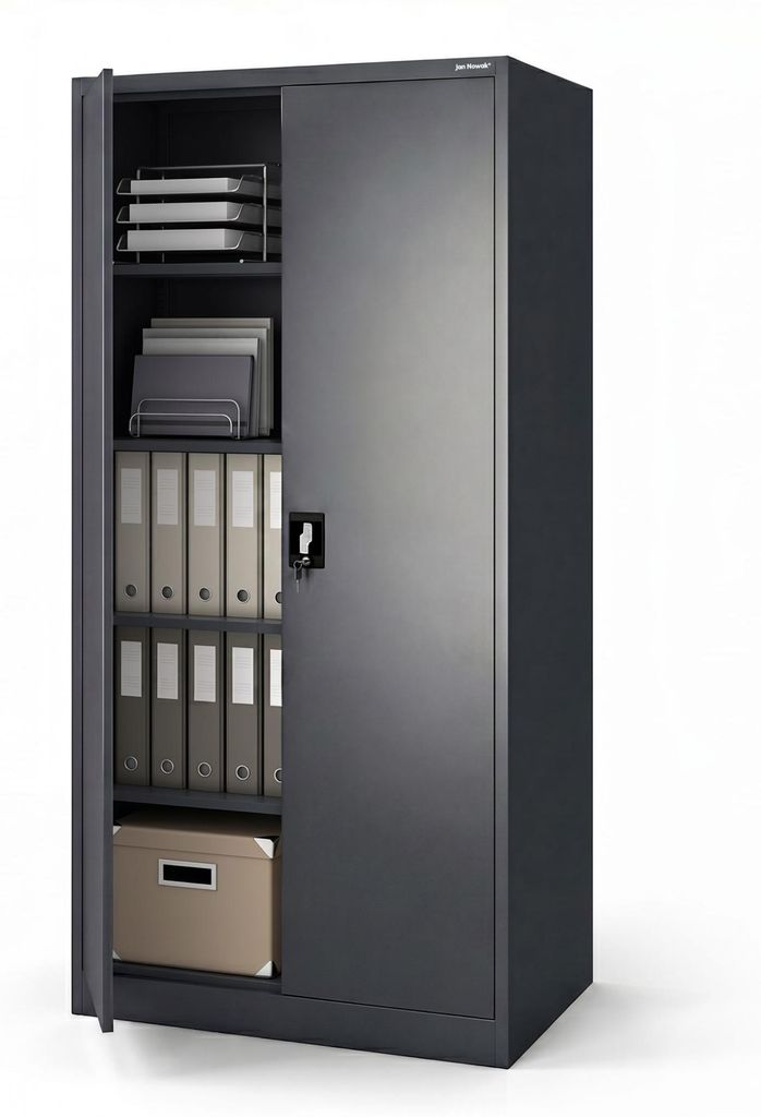 Zamykateľná kartotéka JAN H D600 900 x 1950 x 600 mm Obrázok produktu 