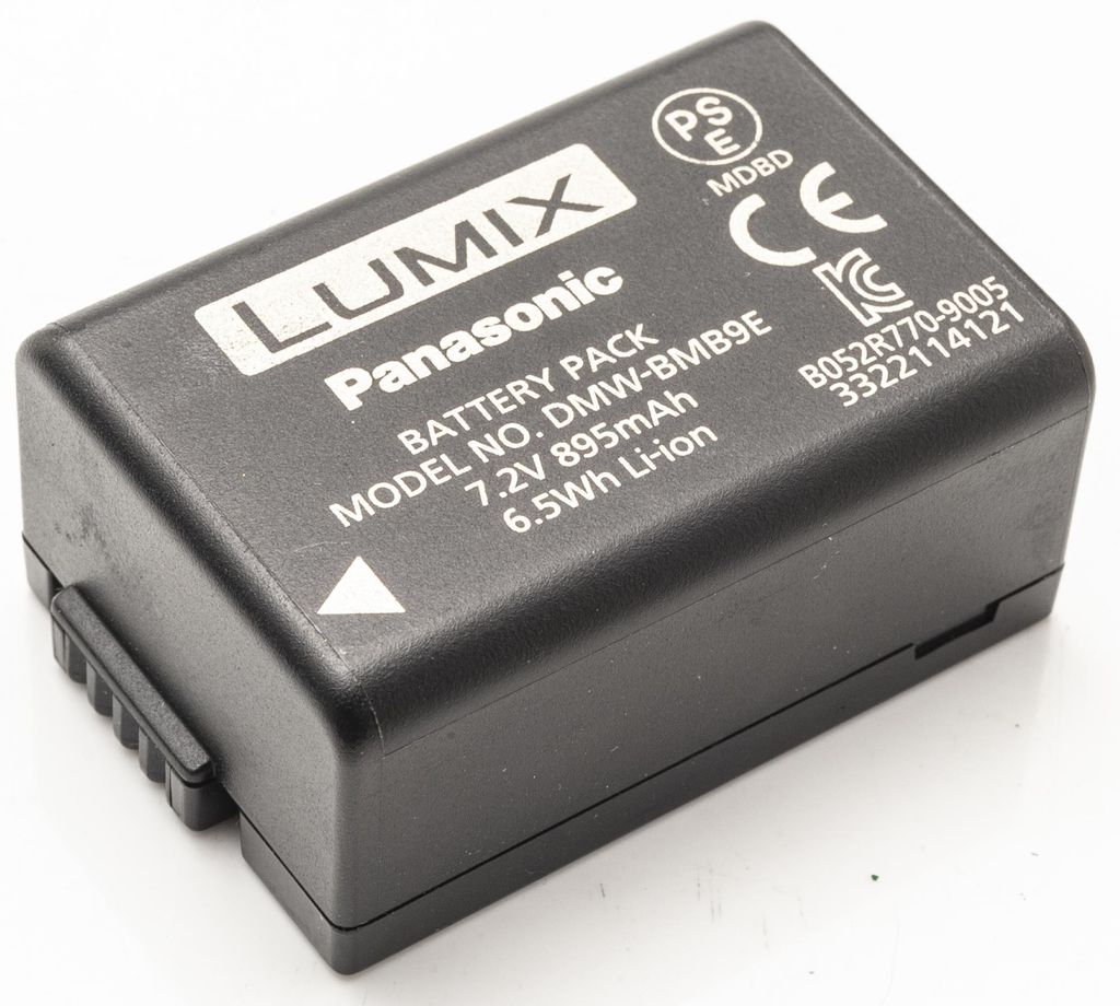 Panasonic DMW-BMB9E camera-accu - 895 mAh - Lithium-ion Productafbeelding 