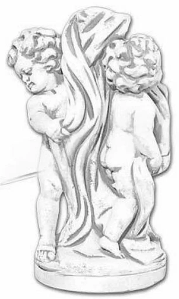 Aménagement Jardin avec Statue Ange 72cm - Décoration Zen et Design 383
