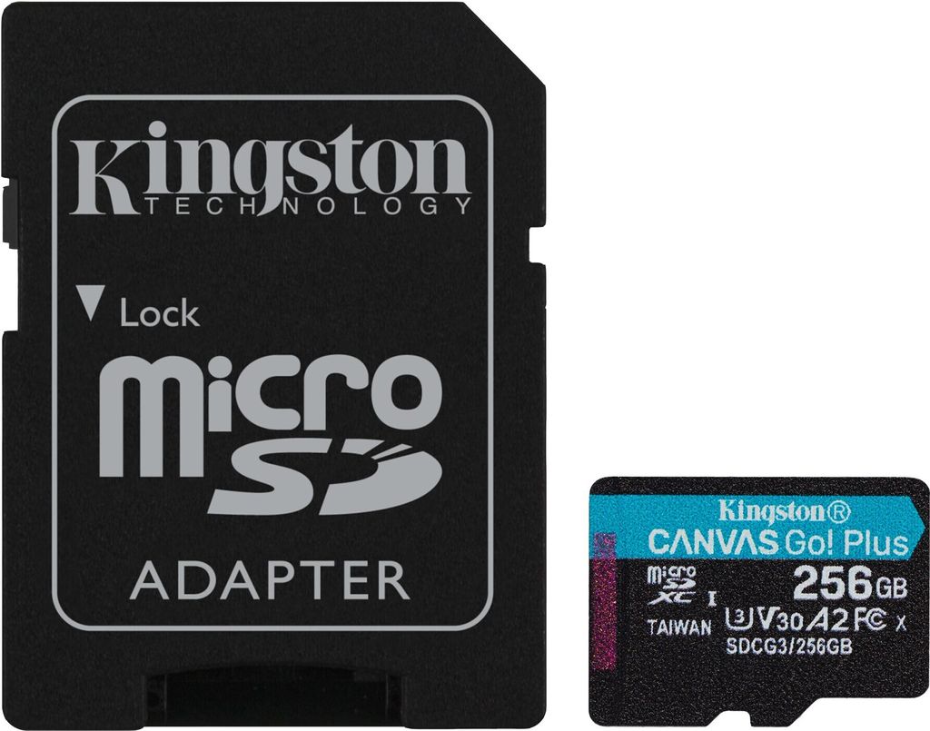 Pamäťová karta Kingston flash (adaptér microSDXC na SD je Obrázok produktu 