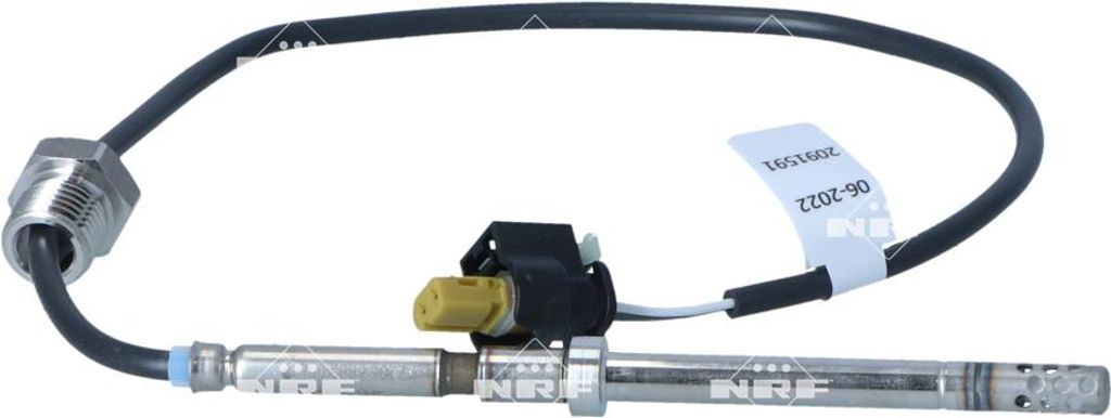 Sensor Abgastemperatur 2-polig 412 mm Kabel NRF für u.a. MERCEDES-BENZ E-KLASSE
