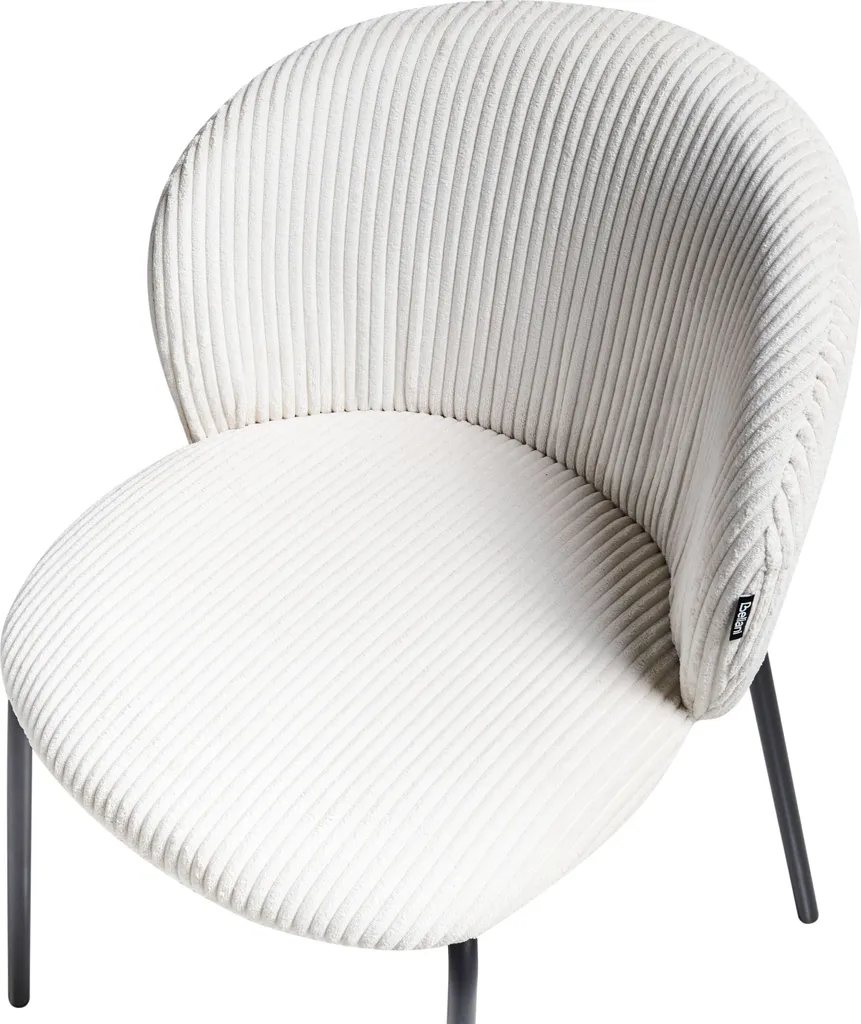 Chaises Design Velours Blanc Crème : Finies les Assises Inconfortables