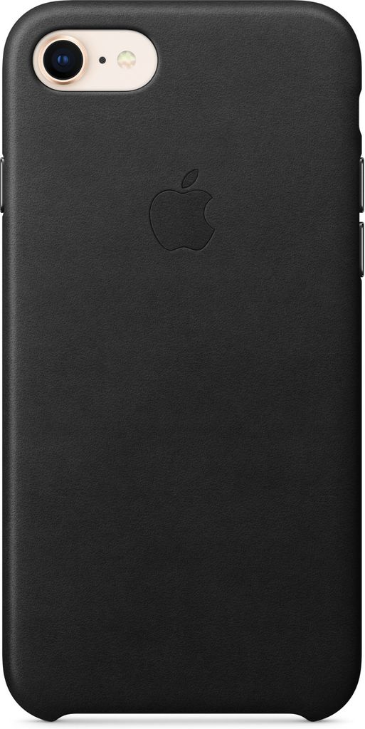 Apple iPhone 8/7 Étui en cuir noir Étui de protection Coque Image du produit 