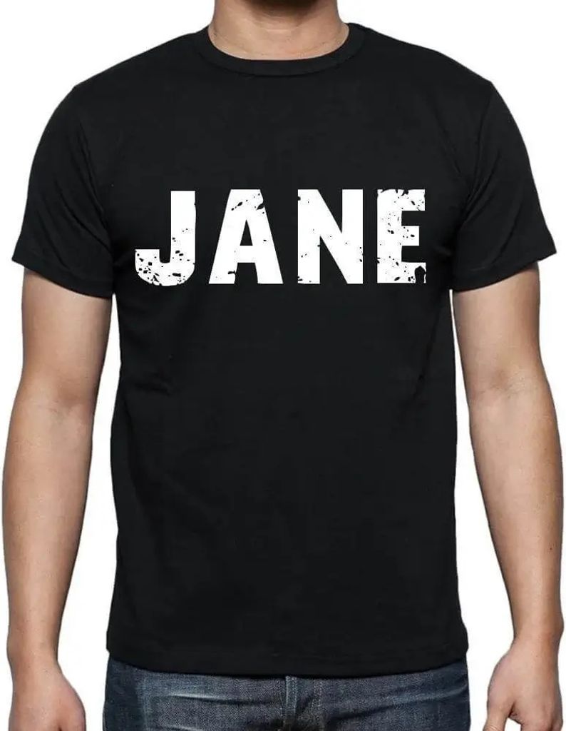 Herren Grafik T-Shirt Jane Öko-Verantwortlich Vintage Jahrgang Kurzarm Lustige Druck Geburtstag Geschenk Mann