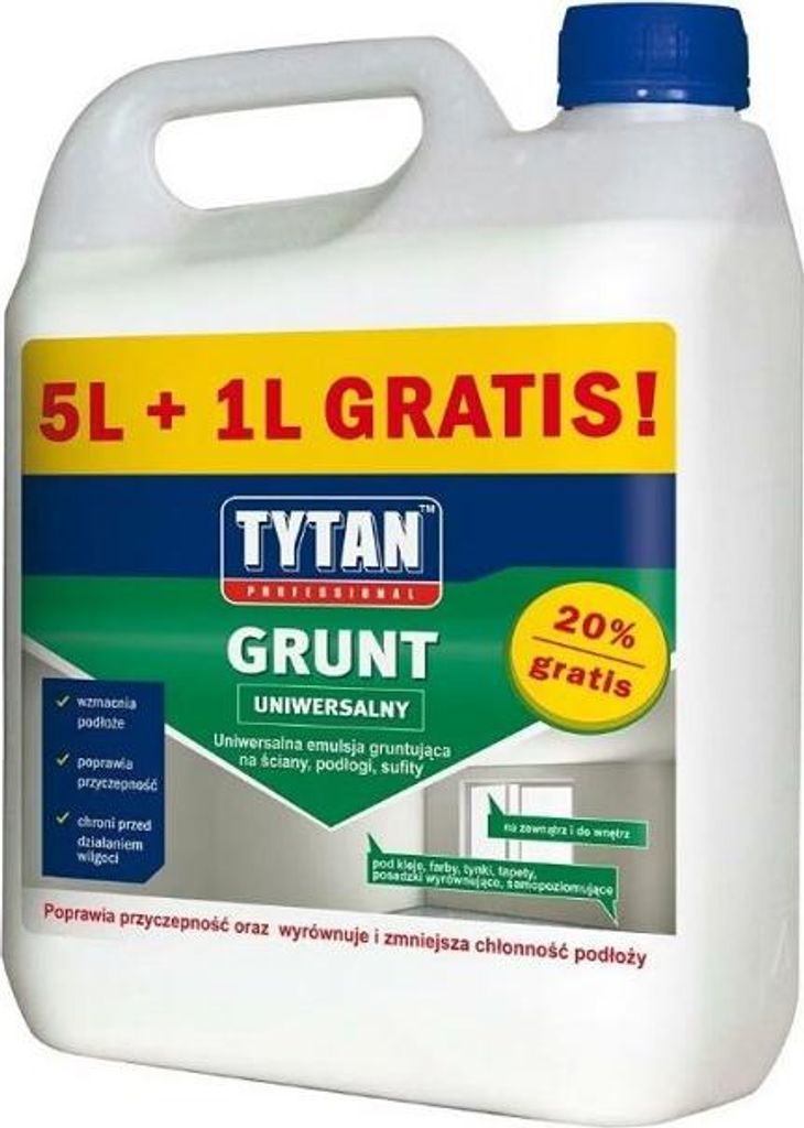 GRUNT TYTAN 6 l – Grundierungsemulsion – SIL GRU 6 Produktbild 