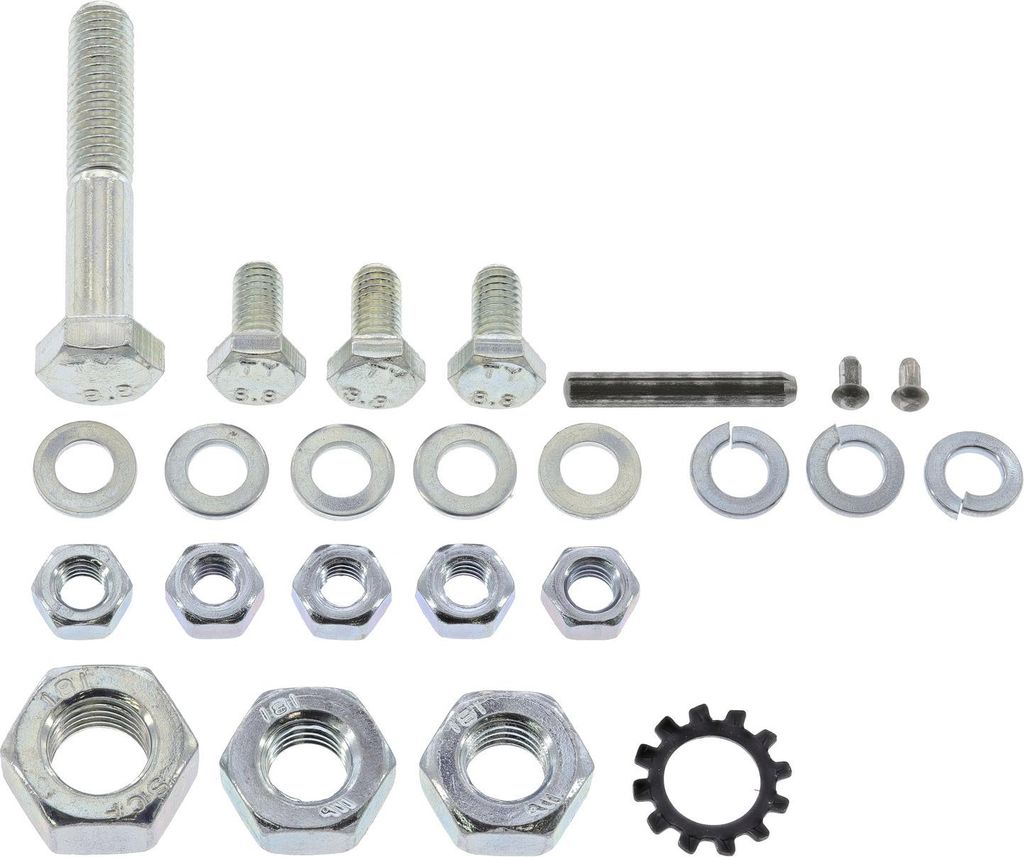Set: Sechskantschrauben, Normteile für Rahmen-Hinterradschwinge-Kippständer-Fußbremse Schwalbe KR51/1