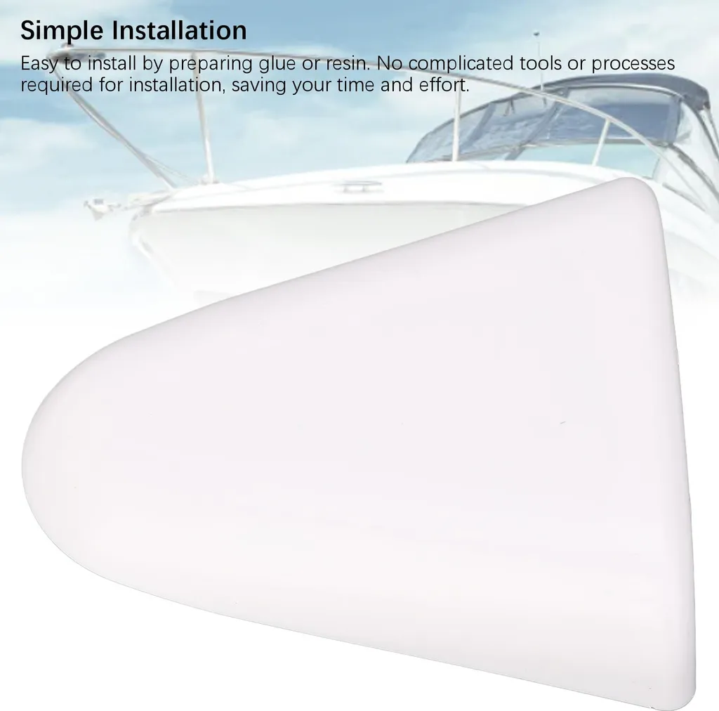 Scafo Clam Shell Vent 957175 7-3/8 x 6-5/8 pollici Copertura ventilazione laterale Ricambio per SEA RAY Bianco