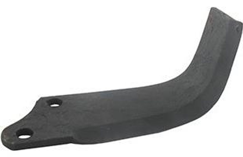 Gerader Erdbeermesser für Rückwärtsfräser, passend für Agria, ersetzt Original 1767, 71943. Länge: 155 mm, Bohrungsdurchmesser ø 8,5 mm, Entrax